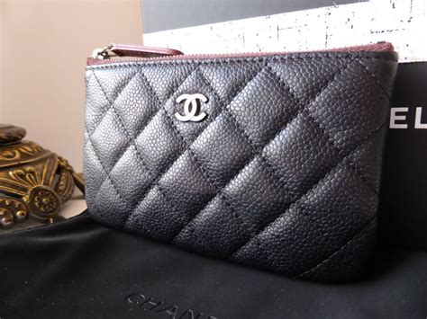 chanel leather wallet phone case|Chanel new small o case.